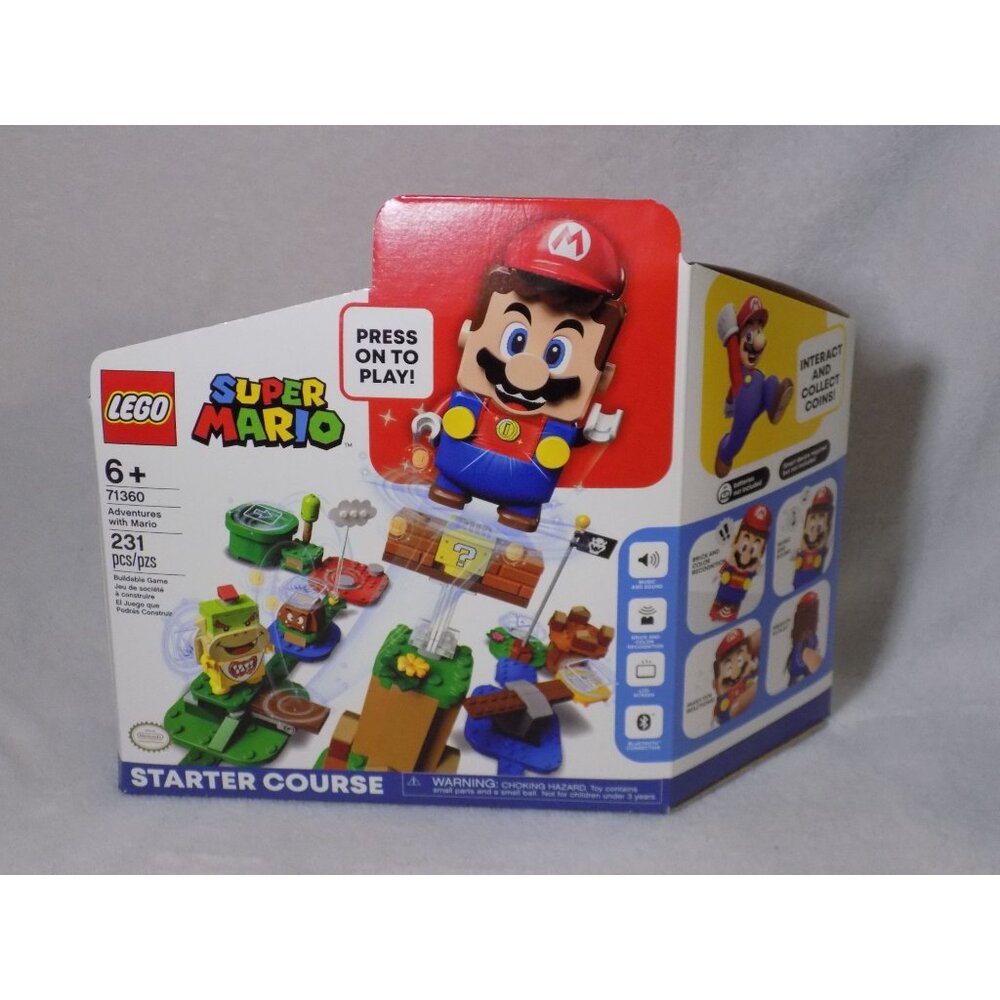 LEGO Super Mario Adventures with Mario Starter Course 71360 Nintendo NES New! - Picture 7 of 9